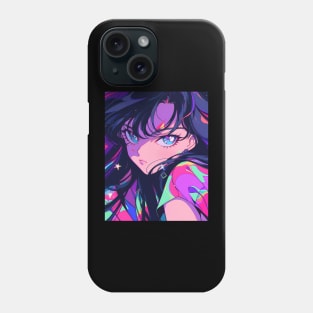 Anime Girl - Radiant Moody Girl - AI Phone Case