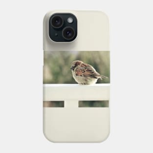 Moment of Rest - House Sparrow Phone Case