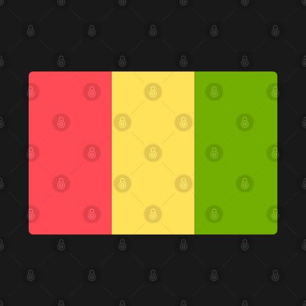 FLAG OF GUINEA by Just Simple and Awesome