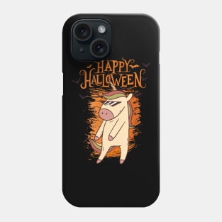 Halloween Happy Halloween Funny Unicorn Costume Phone Case