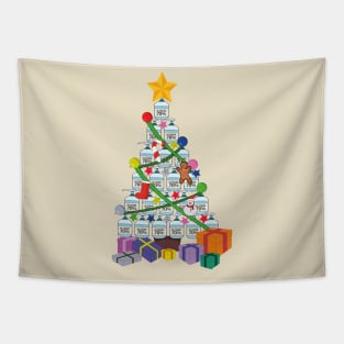 Christmas Quarantined design ideas cartoon Tapestry