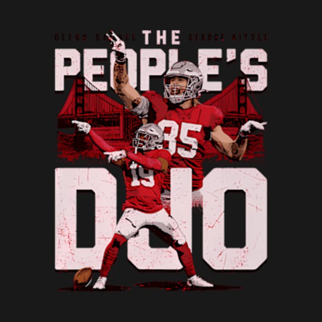 Deebo Samuel George Kittle San Francisco Peoples Duo by caravalo