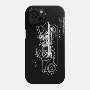 Vintage Tow Truck Patent Print 1943 Phone Case