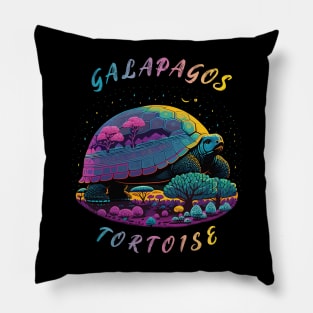 Galapagos Tortoise In Galapagos, With Trees, Creative Pillow