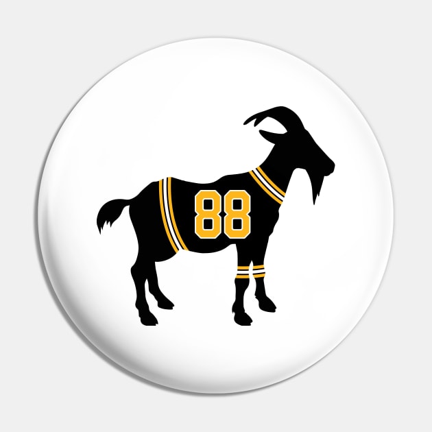 David Pastrnak Boston Bruins GOAT Pin by cwijeta