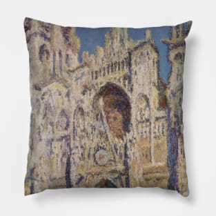 Rouen Cathedral by Claude Monet Pillow