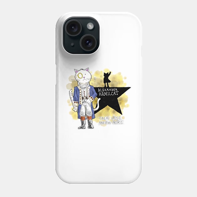 Dapper Cat - Hamilcat Phone Case by johnnybuzt