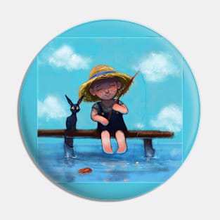 Summer time Pin