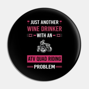 Wine Drinker ATV Quad Riding Pin