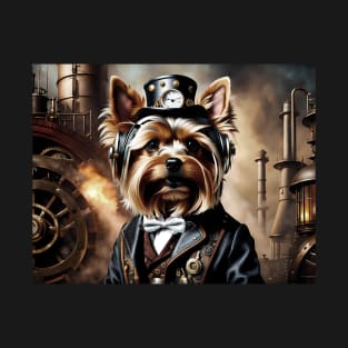 Steampunk Yorkshire Terrier T-Shirt