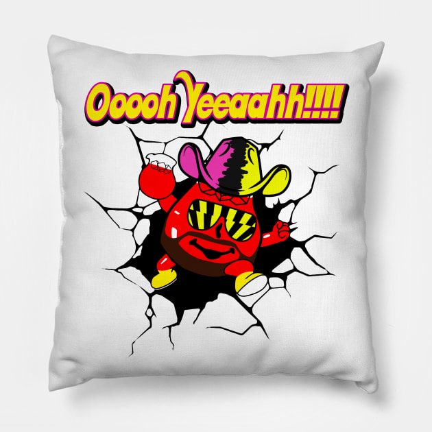 Kool Savage - Cowboy Hat Pillow by BigOrangeShirtShop