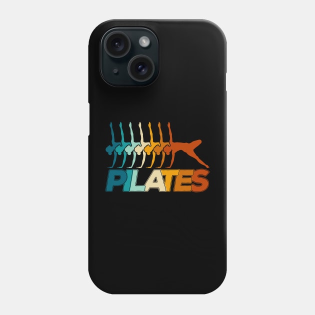 Pilates Pose - Vintage Pilates - Pilates Lover Phone Case by Pilateszone