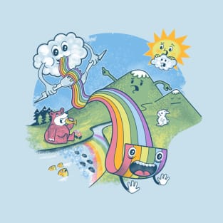 Rainbow Pasta T-Shirt