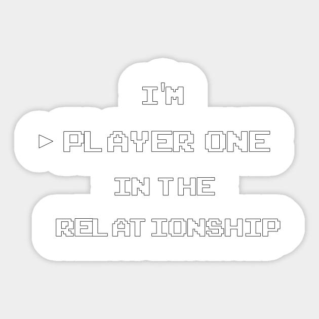 I'm Player One - Video Games - Sticker | TeePublic