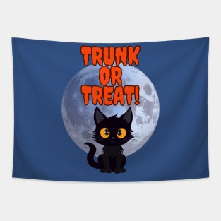 Cute Halloween black cat Trunk or treat 2023 Tapestry