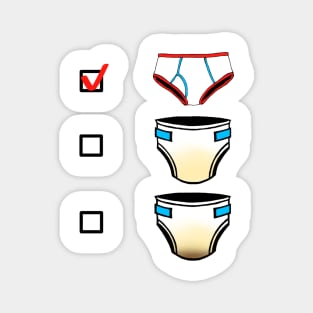 Underwear Preference Magnet