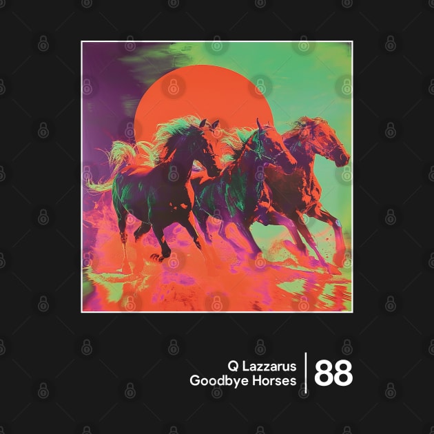 Goodbye Horses - Original Graphic Artwork Design by saudade