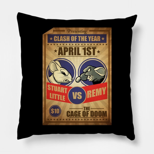 Clash of the Year Pillow by Gasometer Studio