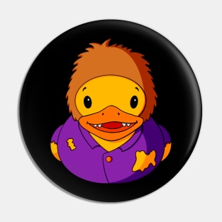 Werewolf Rubber Duck Pin