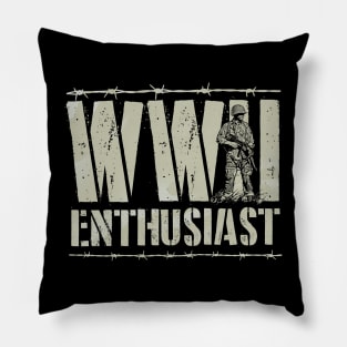 WW2 Enthusiast Pillow