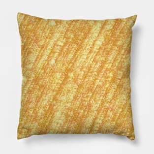 Golden Yellow Abstract Pillow