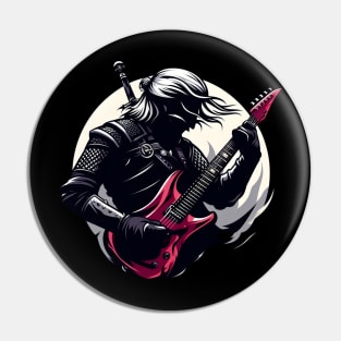 Guitar Hero - Monster Slayer - Dark Fantasy Pin