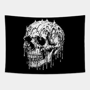 MELTING SKULL Tapestry