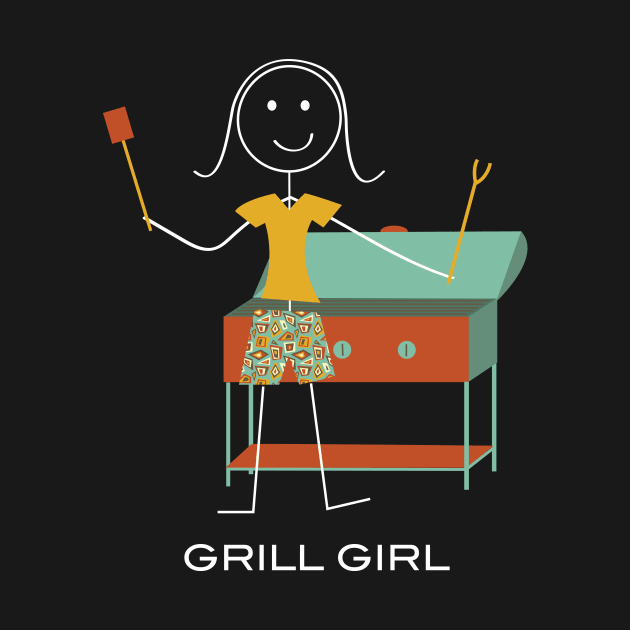 Funny Womens Grill BBQ by whyitsme