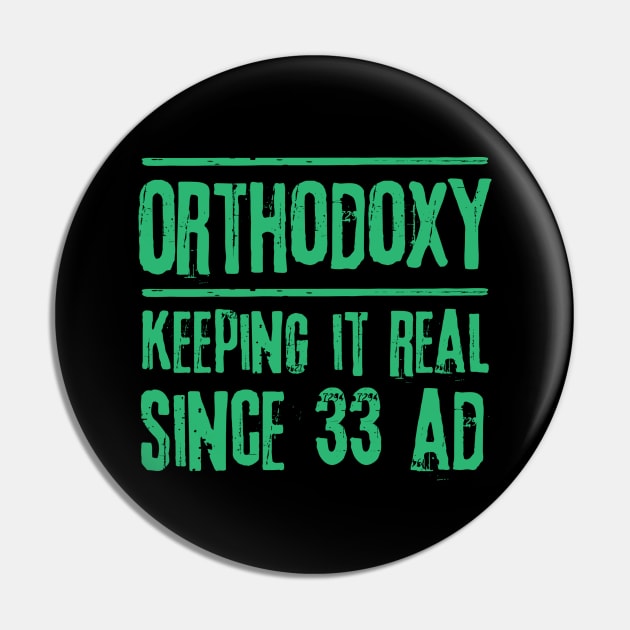 Funny Christian Eastern Orthodox Pin by Teewyld