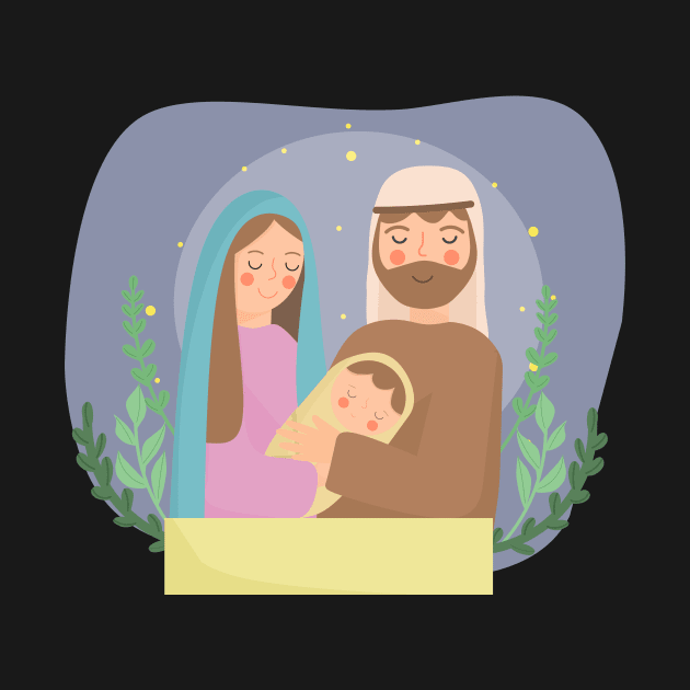 Holy family by Lucadev