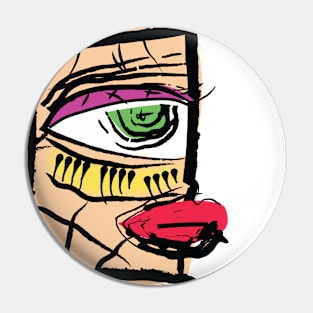 Abstract Diva Pin