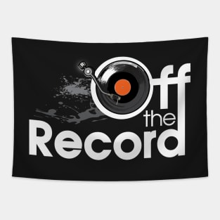 Off the Record Band Logo Tapestry