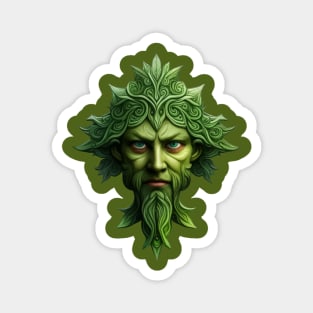 The Mountain Mens Celtic Wiccan Pagan Green Man Magnet