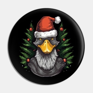 Duck Christmas Pin