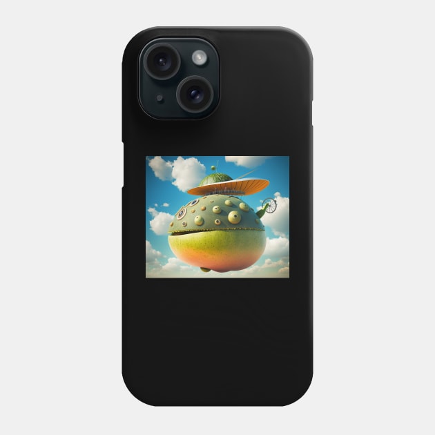 Flying watermelon Phone Case by JoeDigital