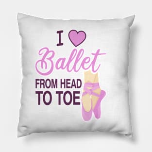 Ballet dancer ballerina Pillow