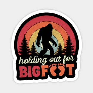 Holding Out For Bigfoot Valentine's Day Sasquatch Gift Magnet