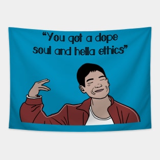 Jason The Good Place Quote Tapestry