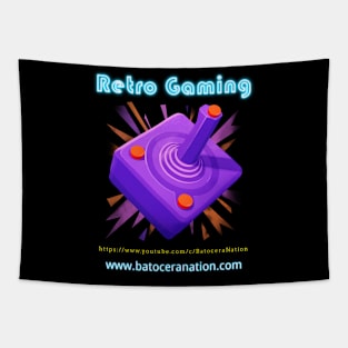 Retro Gamer Logo 25 Tapestry