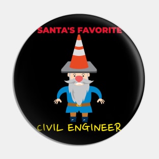 Santa's Favourite Engineer Pin