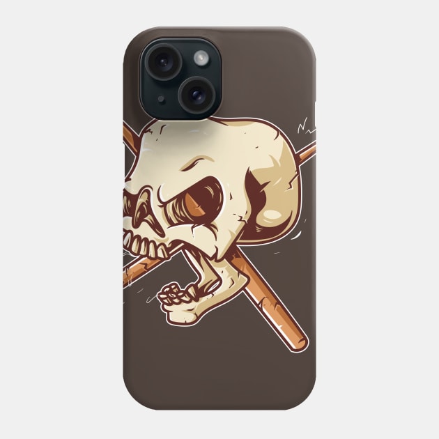 skull drummer Phone Case by unlesssla