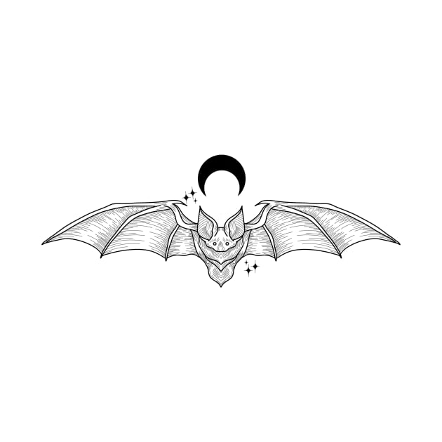 Celestial Bat by kailanjadeart