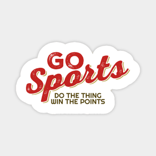 Go Sports - Retro Magnet