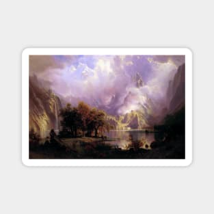 Rocky Mountain Landscape Bierstadt Magnet