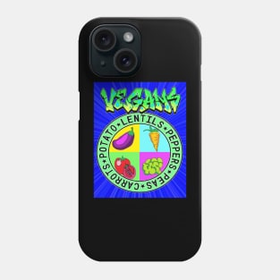 vegan graffiti Phone Case