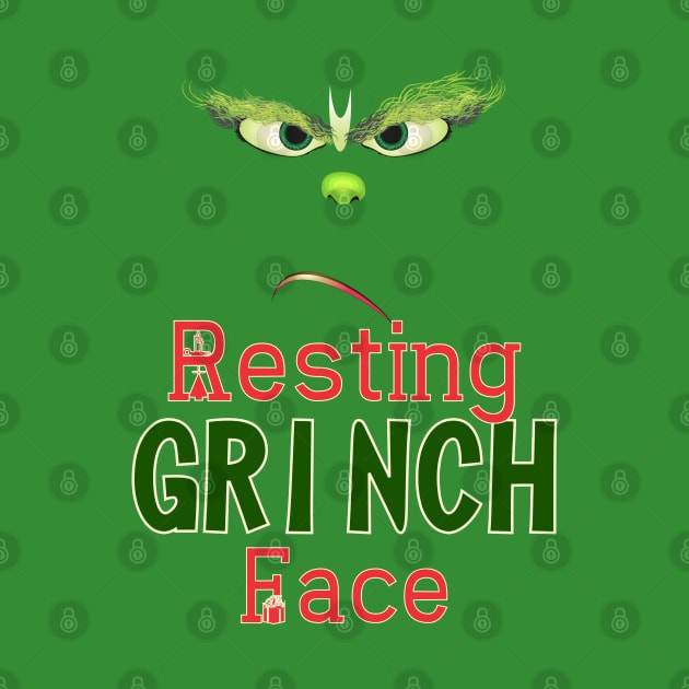 Resting Grinch Face by Wear & Cheer