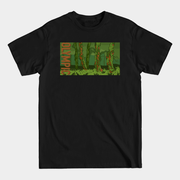 Disover Olympic National Park - Hoh Rainforest - National Park - T-Shirt