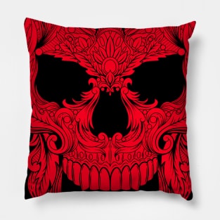 Skull Ornament 1.1 Pillow