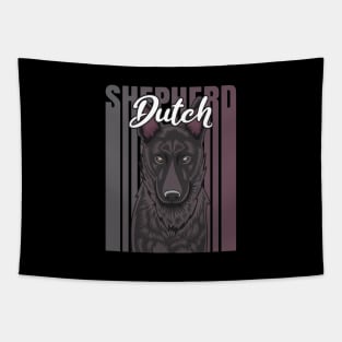 Dutch Shepherd Retro Vibes Tapestry