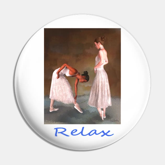 Two ballerinas standing offstage zen yoga buddhism Pin by Fantasyart123